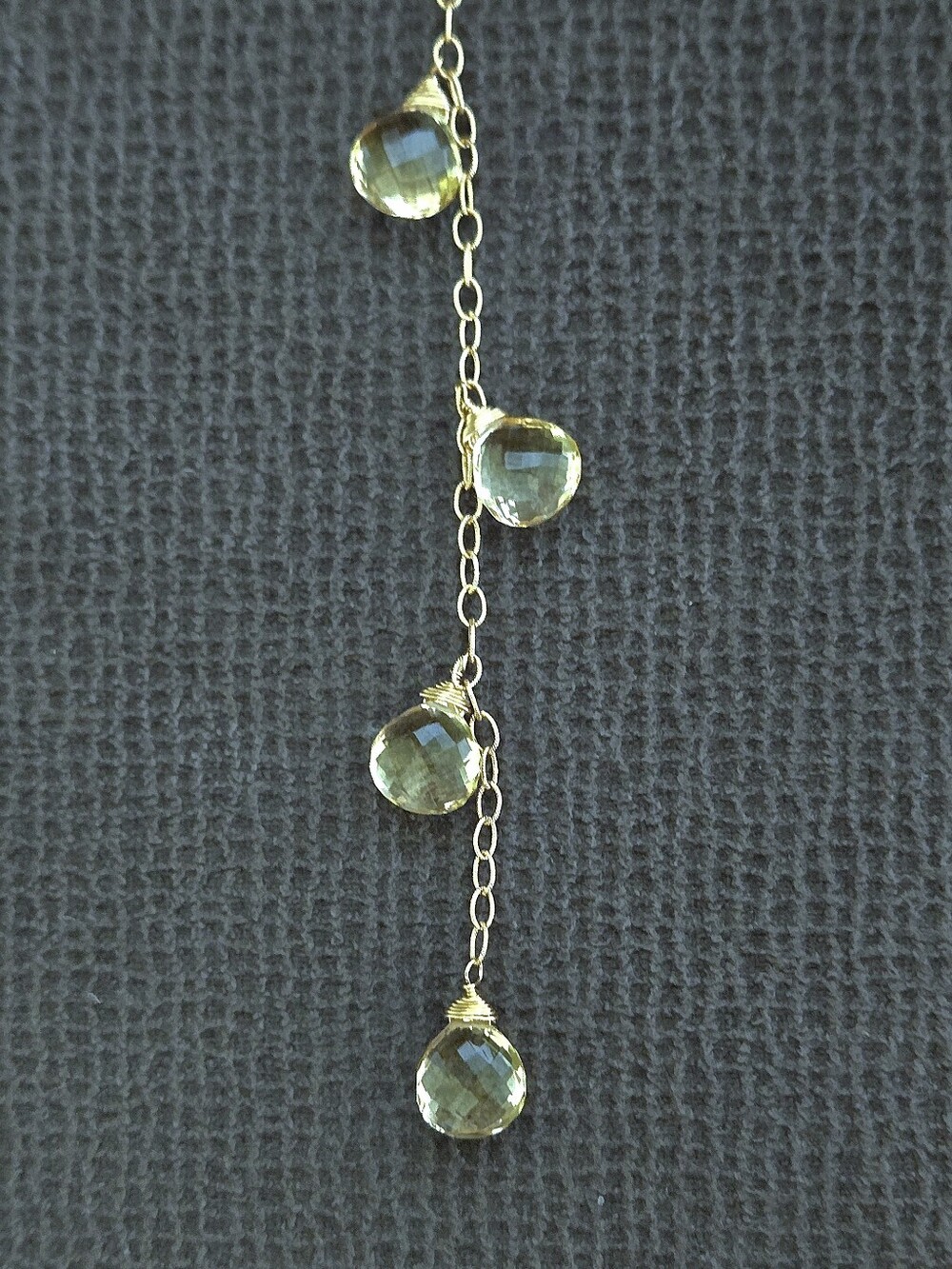 Gold💛 Necklace With Citrine🧡 Gemstones💎 - NWOT - Picture 12 of 16